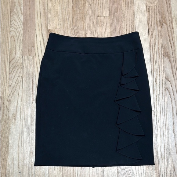 Pencil Skirt - Ruffled Black WHBM - Picture 2 of 6